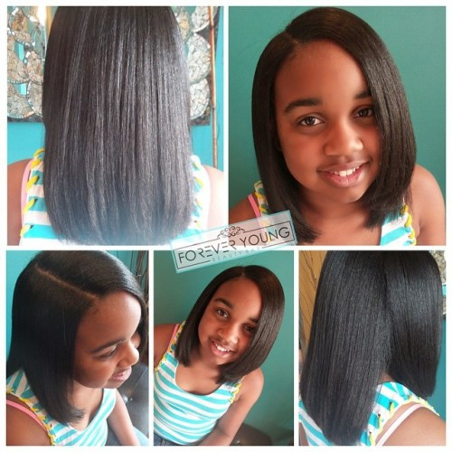 Little Girl Straight Hair Hairstyles
 Black Girls Hairstyles and Haircuts – 40 Cool Ideas for