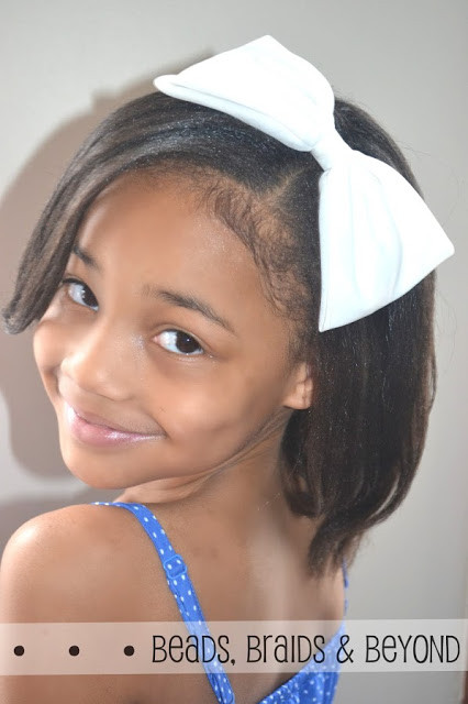 Little Girl Straight Hair Hairstyles
 Beads Braids and Beyond Straightening Thick 4b 4c
