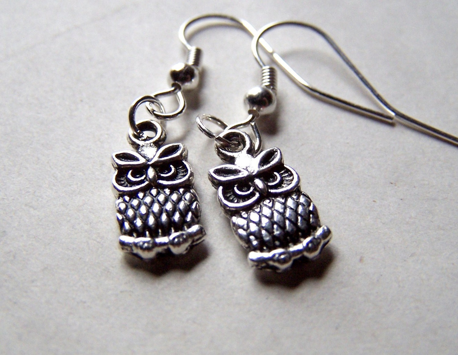 Little Girls Earrings
 Silver Owl Earrings Cute Little Girls Earrings Owl Jewelry