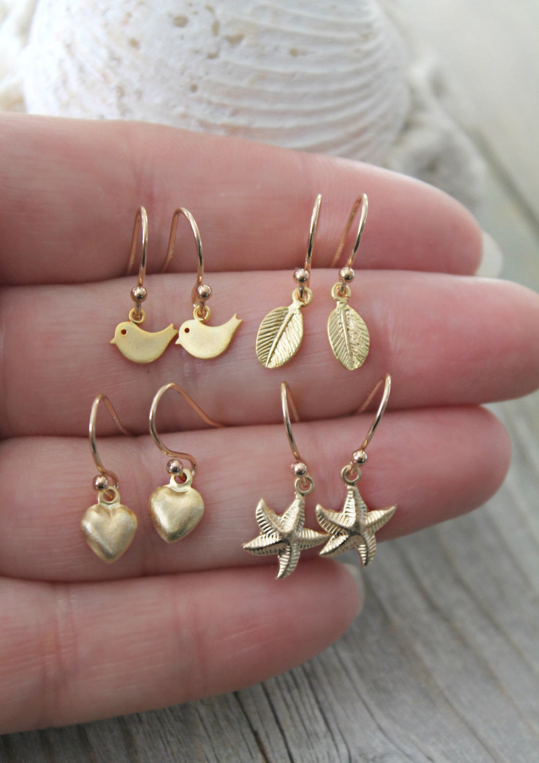 Little Girls Earrings
 Little girl earrings 14k gold filled dangle child by