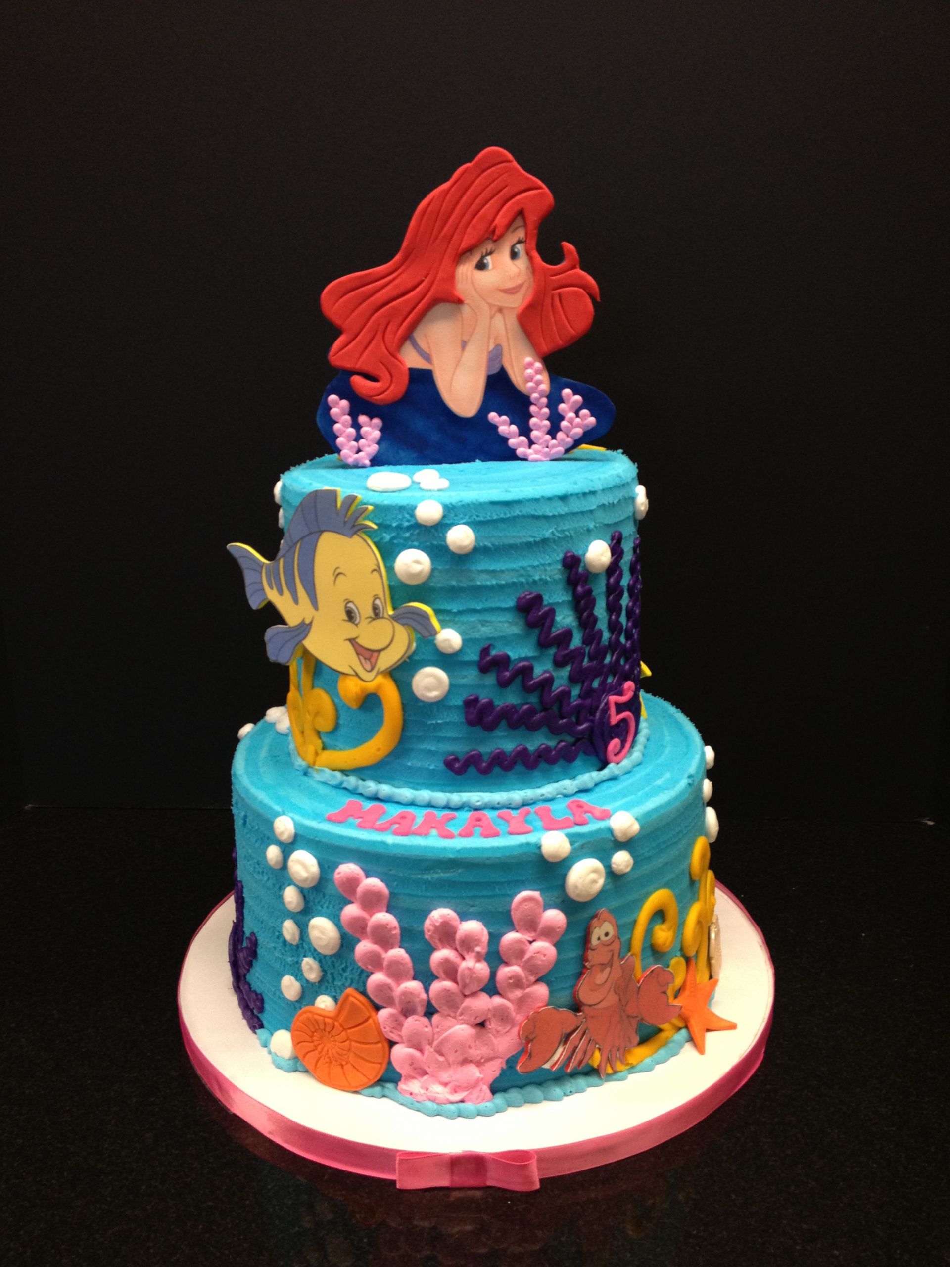 Little Mermaid Birthday Cakes
 little mermaid birthday cake