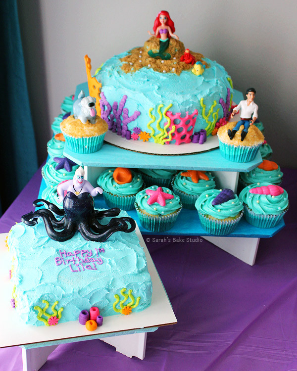 Little Mermaid Birthday Cakes
 Little Mermaid Cakes & Cupcakes Sarah s Bake Studio