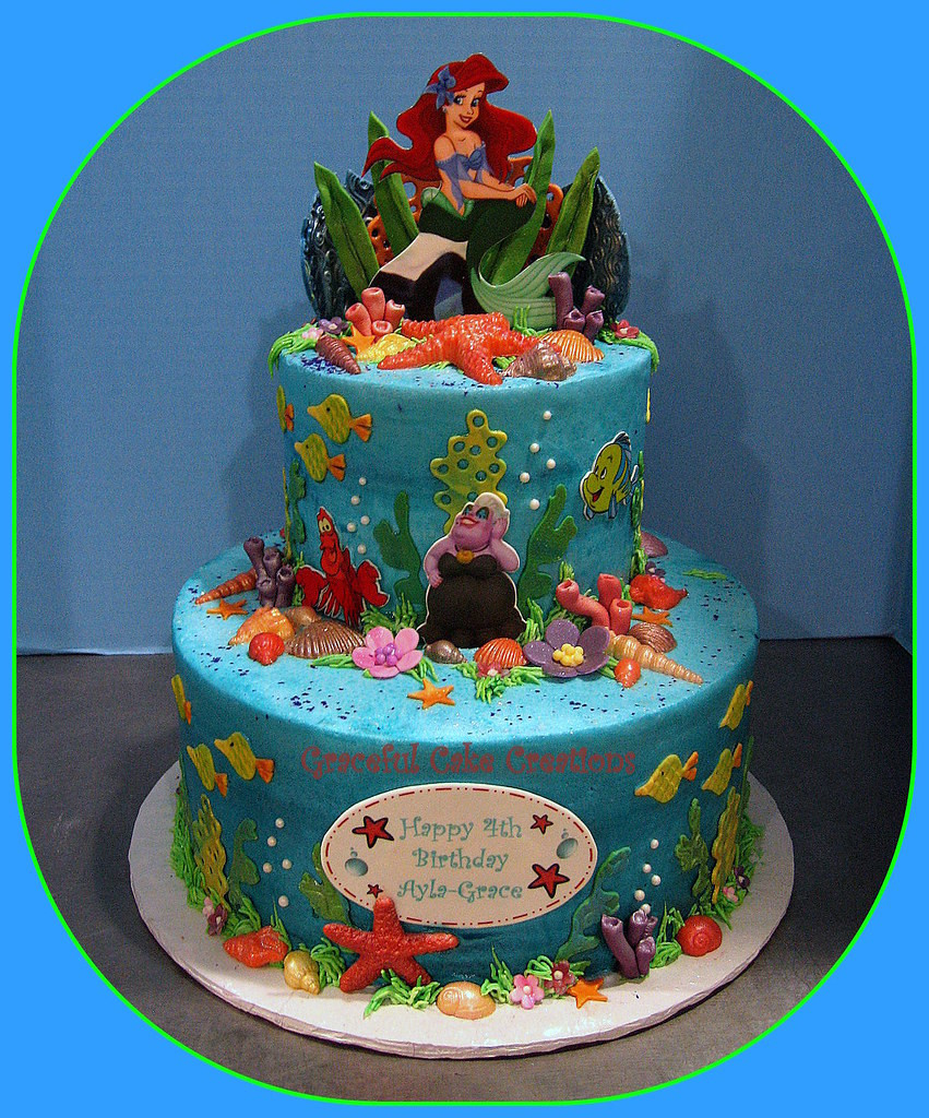 Little Mermaid Birthday Cakes
 Ariel Little Mermaid Birthday Cake Grace Tari