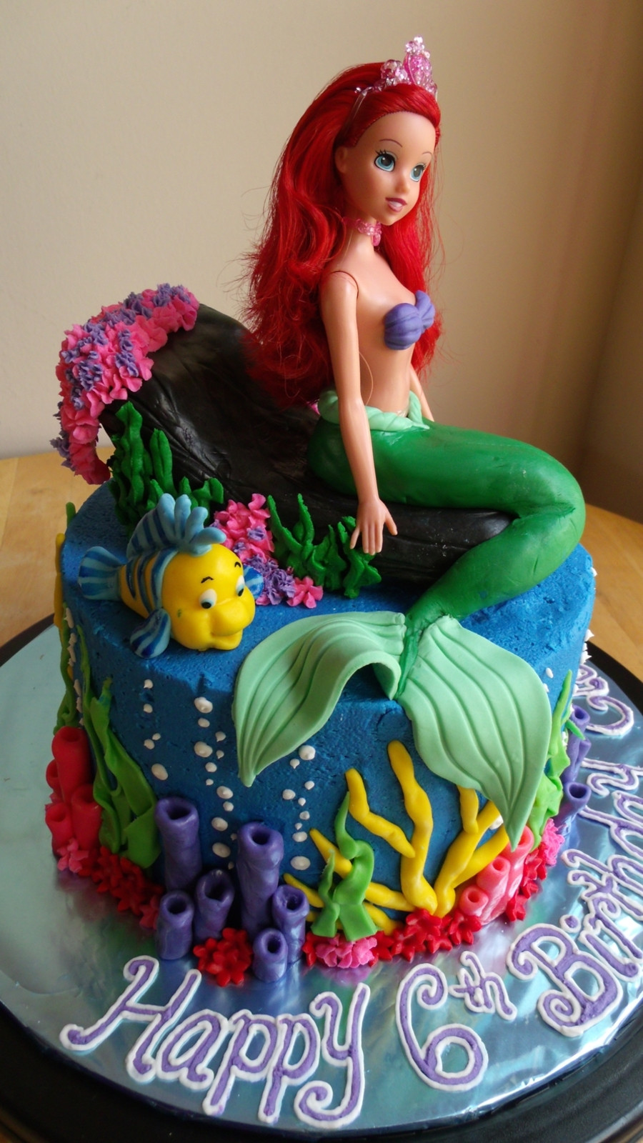 Little Mermaid Birthday Cakes
 The Little Mermaid Cake And Cupcakes CakeCentral