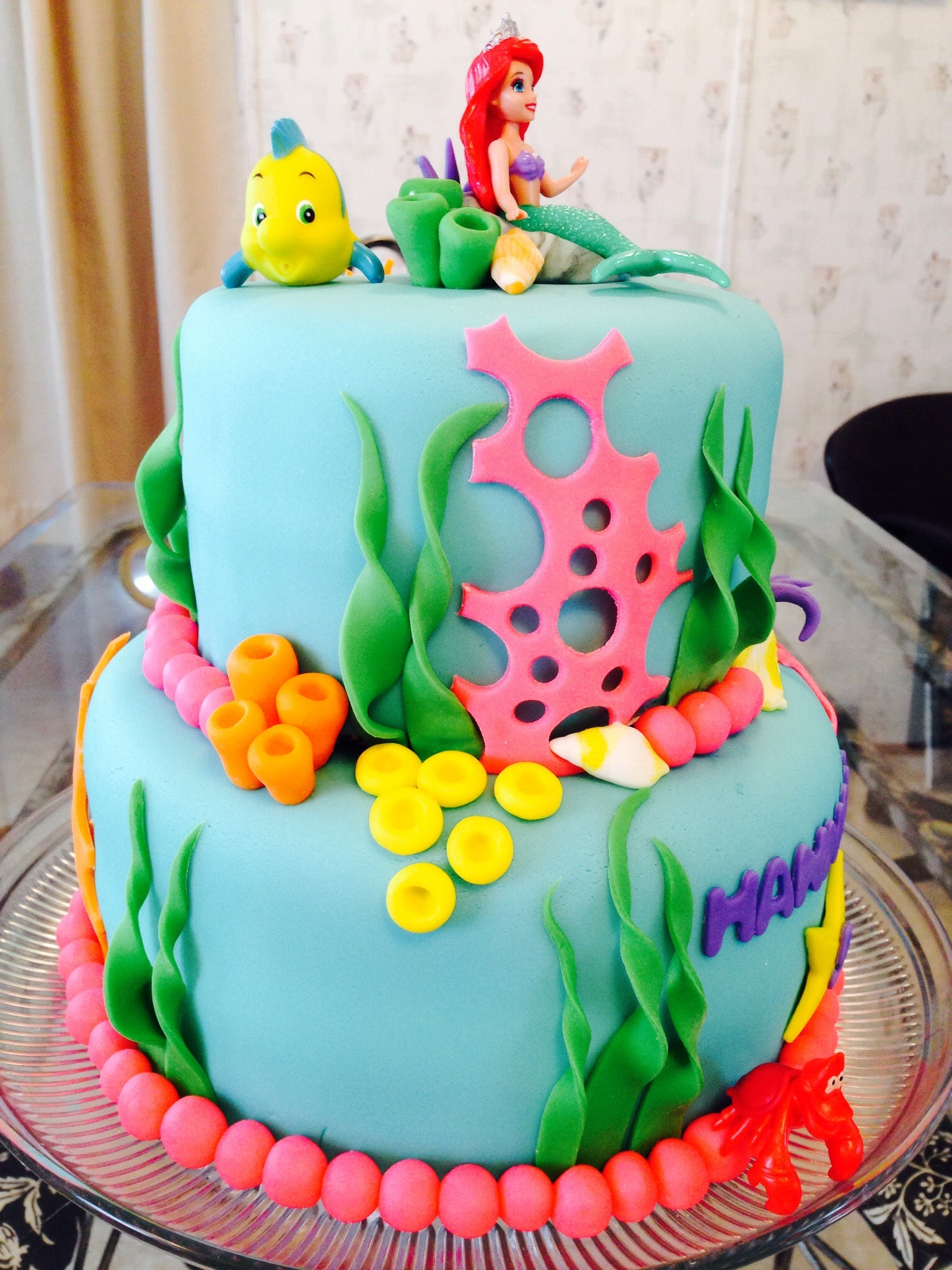Little Mermaid Birthday Cakes
 Little Mermaid Cake CakeCentral