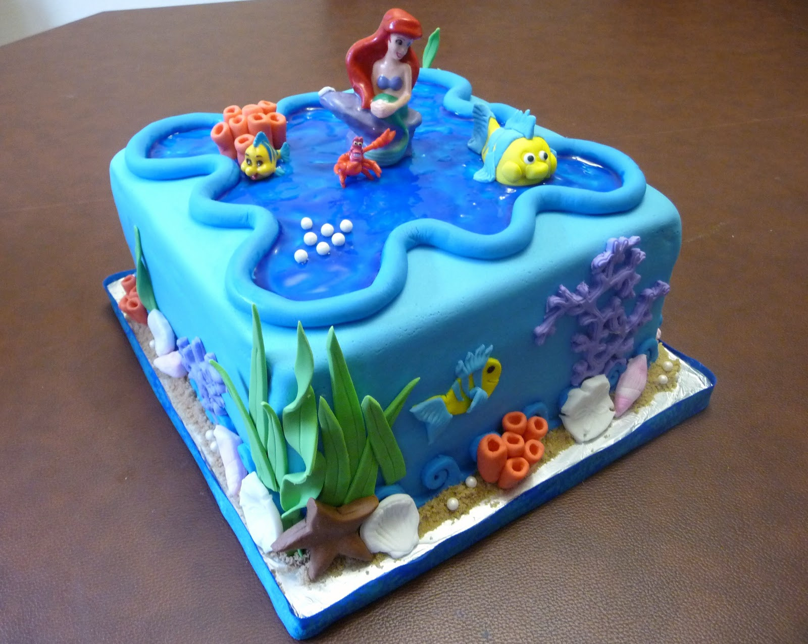 Little Mermaid Birthday Cakes
 Pure Delights Baking Co The Little Mermaid