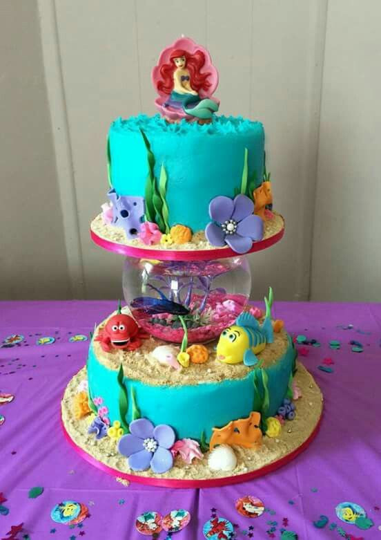 Little Mermaid Birthday Cakes
 35 best Cake Design for Ariel Little Mermaid Birthday Cake
