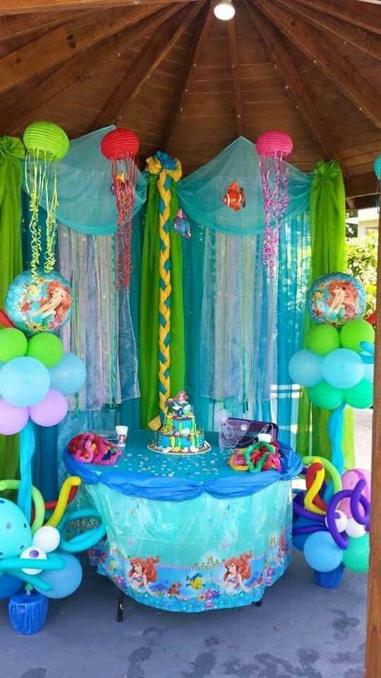 Little Mermaid Birthday Party Decoration Ideas
 Little mermaid party