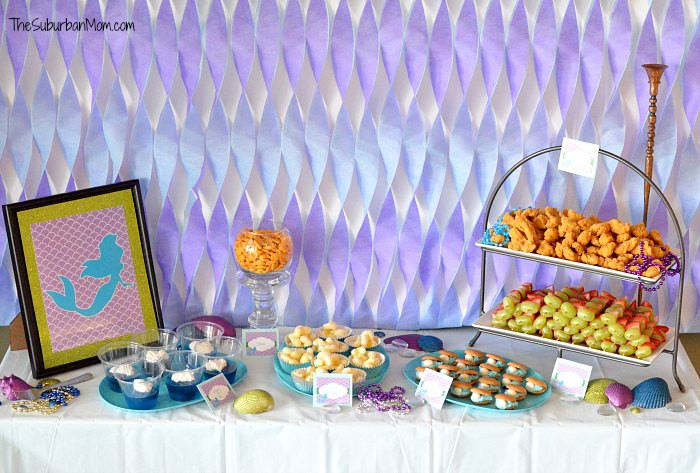 Little Mermaid Birthday Party Decorations
 The Little Mermaid Ariel Birthday Party Ideas Food