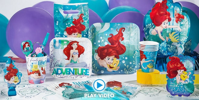 Little Mermaid Birthday Party Decorations
 Little Mermaid Party Supplies Little Mermaid Birthday