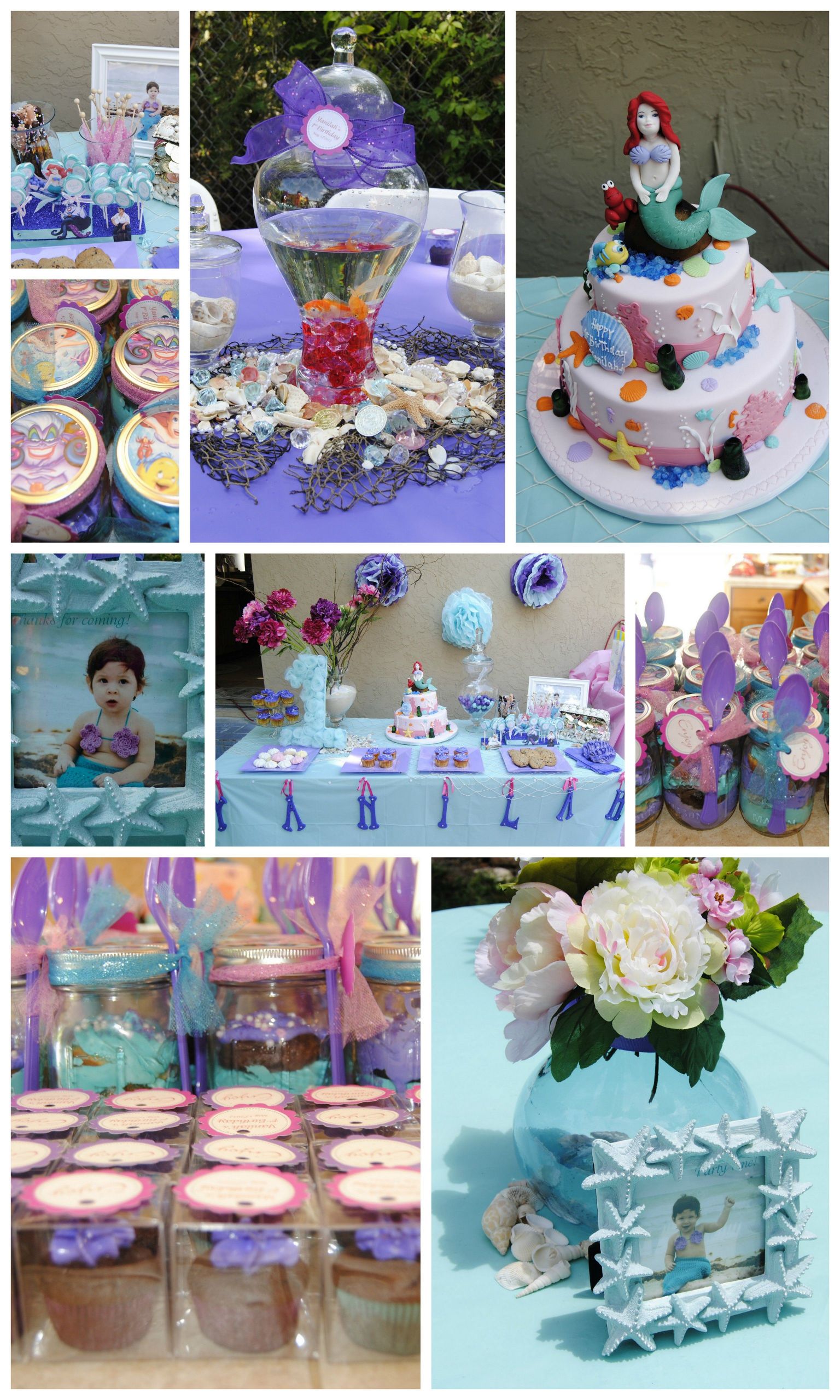 Little Mermaid Birthday Party Decorations
 Little Mermaid Birthday party