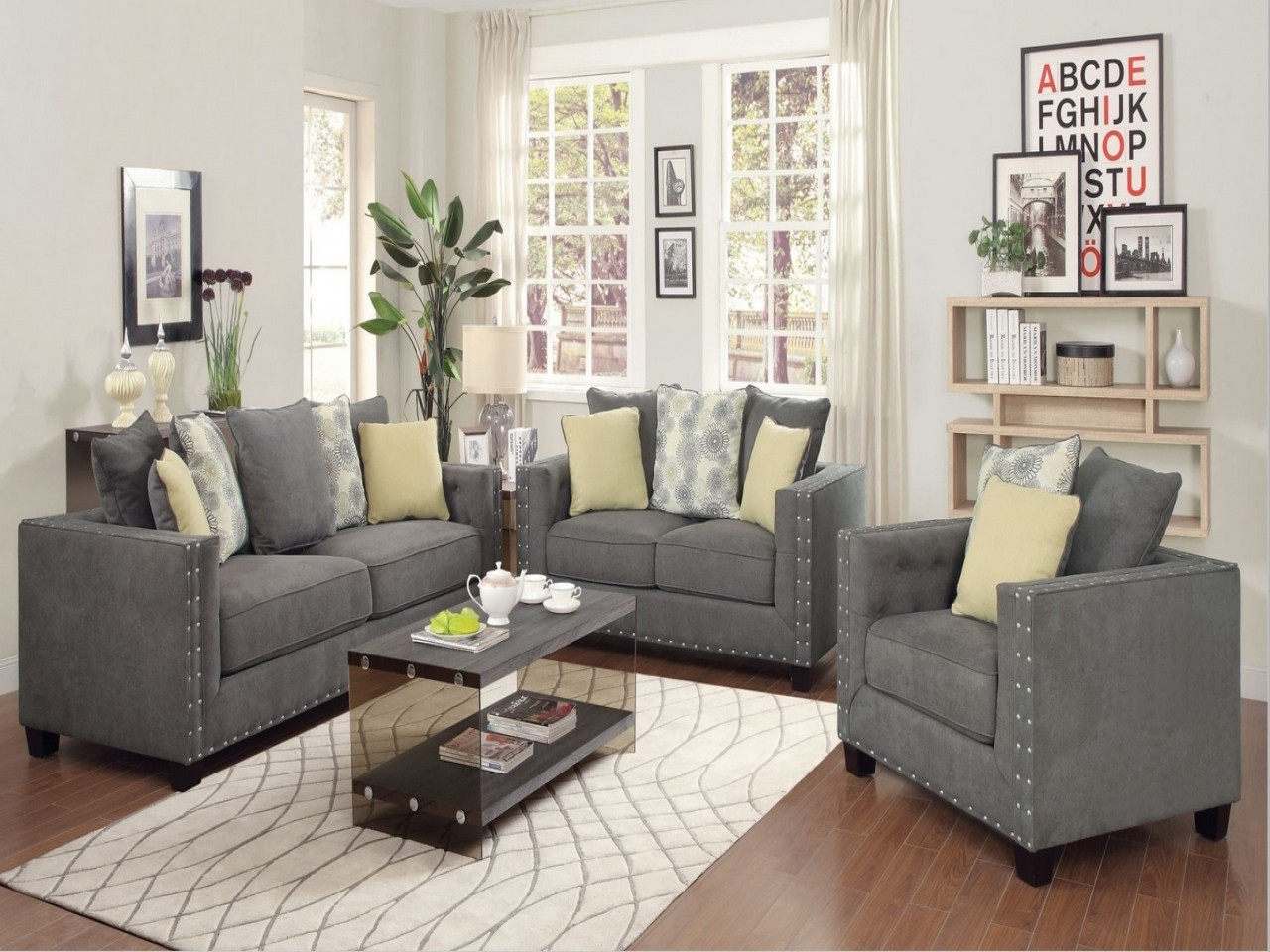 Living Room Furniture Ideas
 Grey Living Room Set Ideas – Modern House
