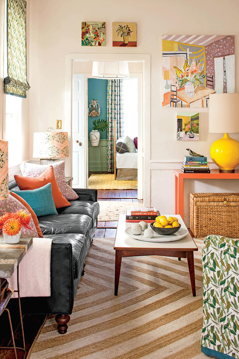 Living Room Small Space
 50 Small Space Decorating Tricks Southern Living
