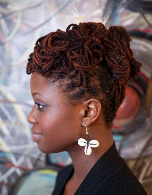 Loc Updo Hairstyles
 218 best Loc Updos images on Pinterest