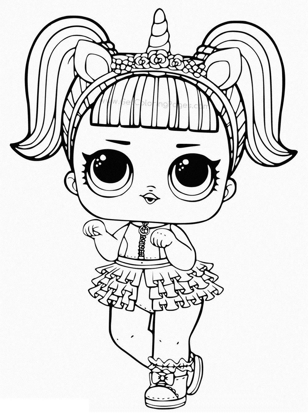 Lol Doll Coloring Pages Printable
 LOL Surprise Dolls Coloring Pages Print Them for Free