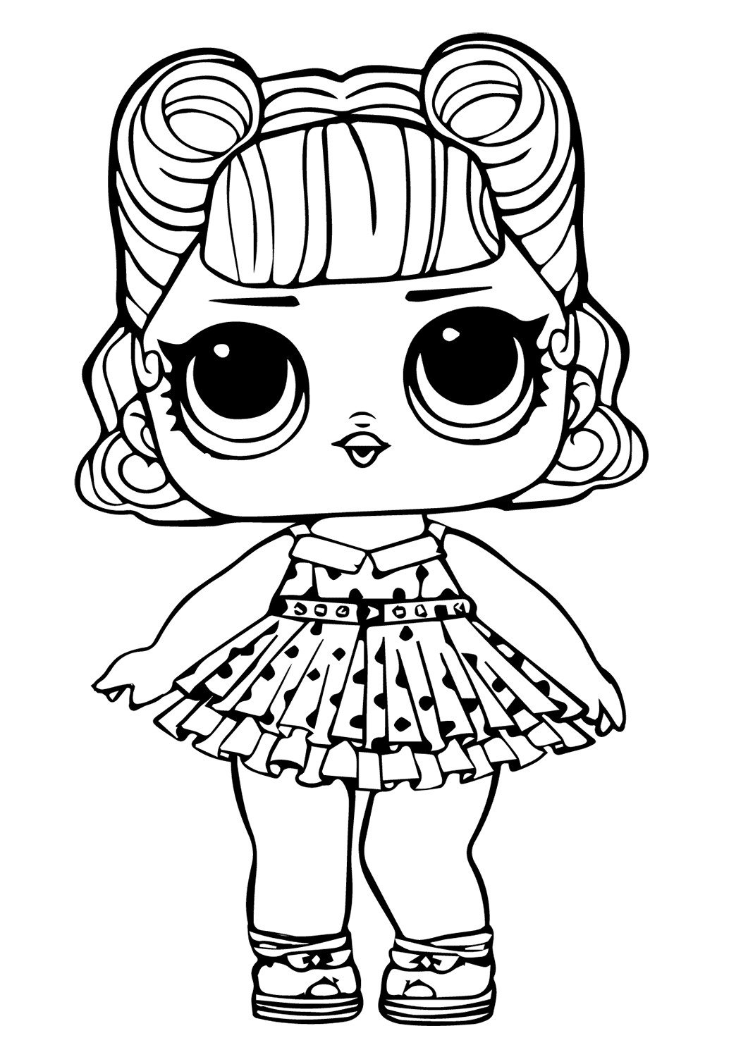 Lol Doll Coloring Pages Printable
 LOL Surprise Doll Coloring Page Jitterbug