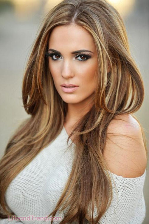 Long Highlighted Hairstyles
 HAIR COLOR and BEST HAIRSTYLES 2015 LONG OR SHORT HAIR