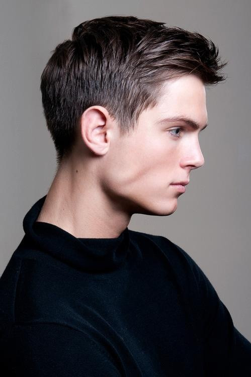 Long In Front Short In Back Haircuts For Guys
 sides but shorter in front would be serviced with