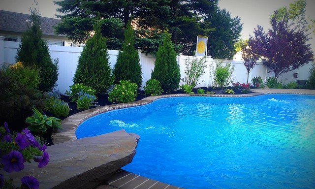Long Island Landscape Design
 Backyard landscaping long island Traditional Pool