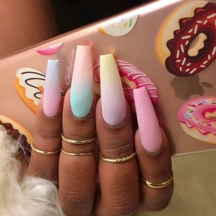 Long Nail Colors
 1001 Ideas for Coffin Shaped Nails to Rock This Summer