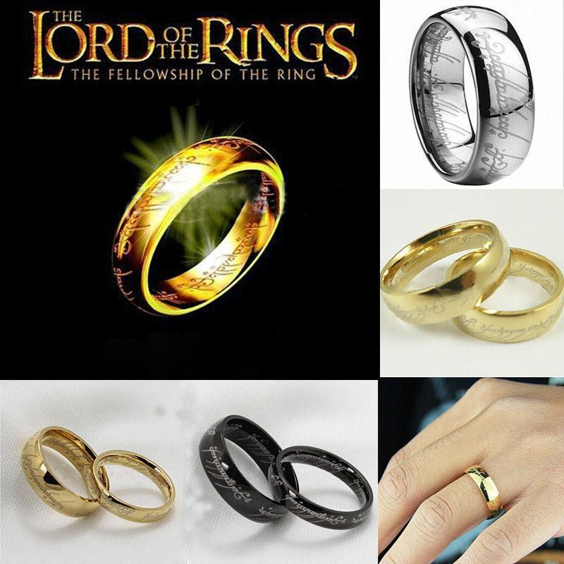 Lord Of The Rings Wedding Band
 Lord of the Rings The e Ring LOTR Titanium Steel Wedding