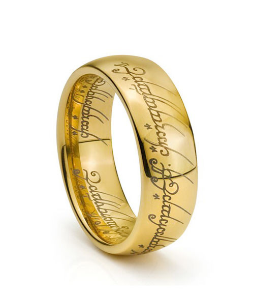 Lord Of The Rings Wedding Band
 11 Geeky Engagement Rings