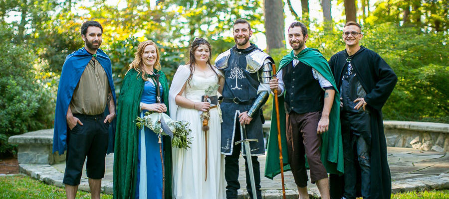 Lord Of The Rings Wedding
 Norfolk Botanical Garden Lord of the Rings Themed
