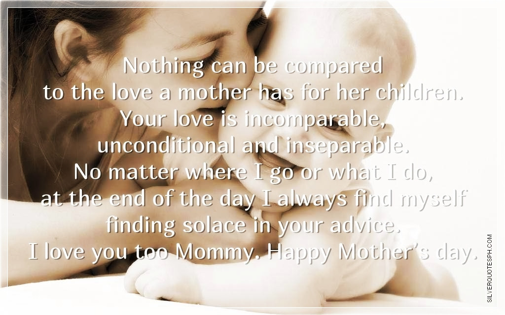 Love For A Child Quotes
 20 Beautiful Mothers Unconditional Love Quotes