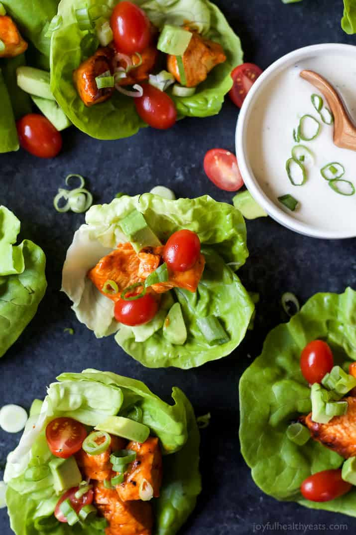 Low Calorie Appetizer Recipes
 Grilled Buffalo Chicken Lettuce Wraps Appetizer