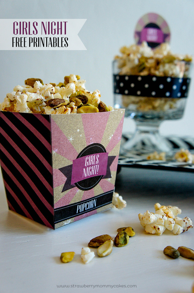 Low Calorie Popcorn Recipes
 Girls Night with Low Calorie Popcorn Printable Crush