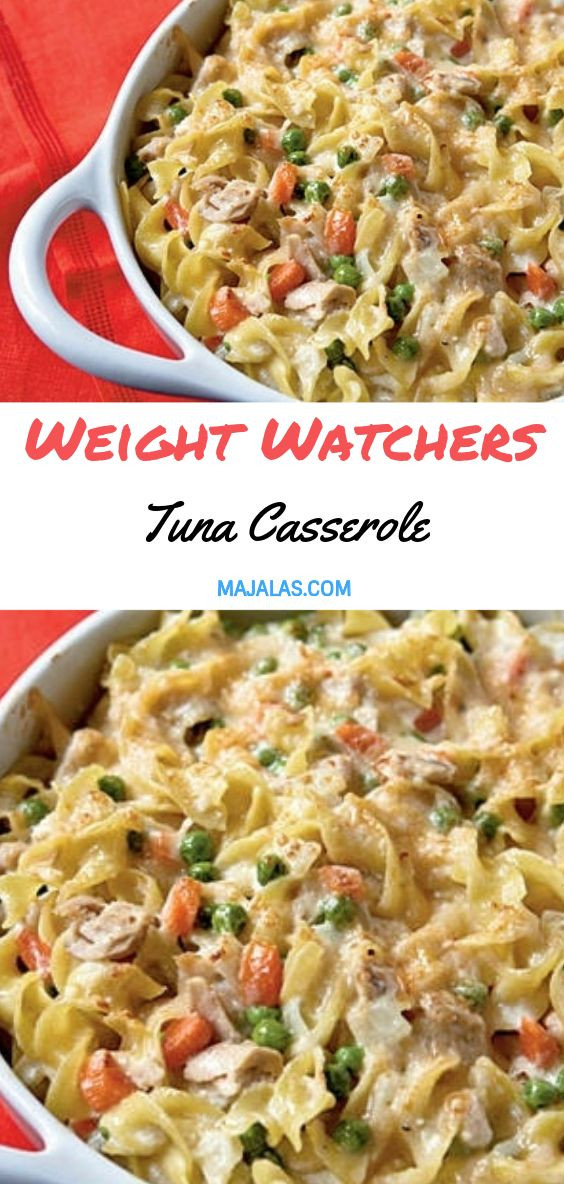 Low Calorie Tuna Casserole
 Tuna Casserole WeightWatcher Healthy SkinnyRecipes