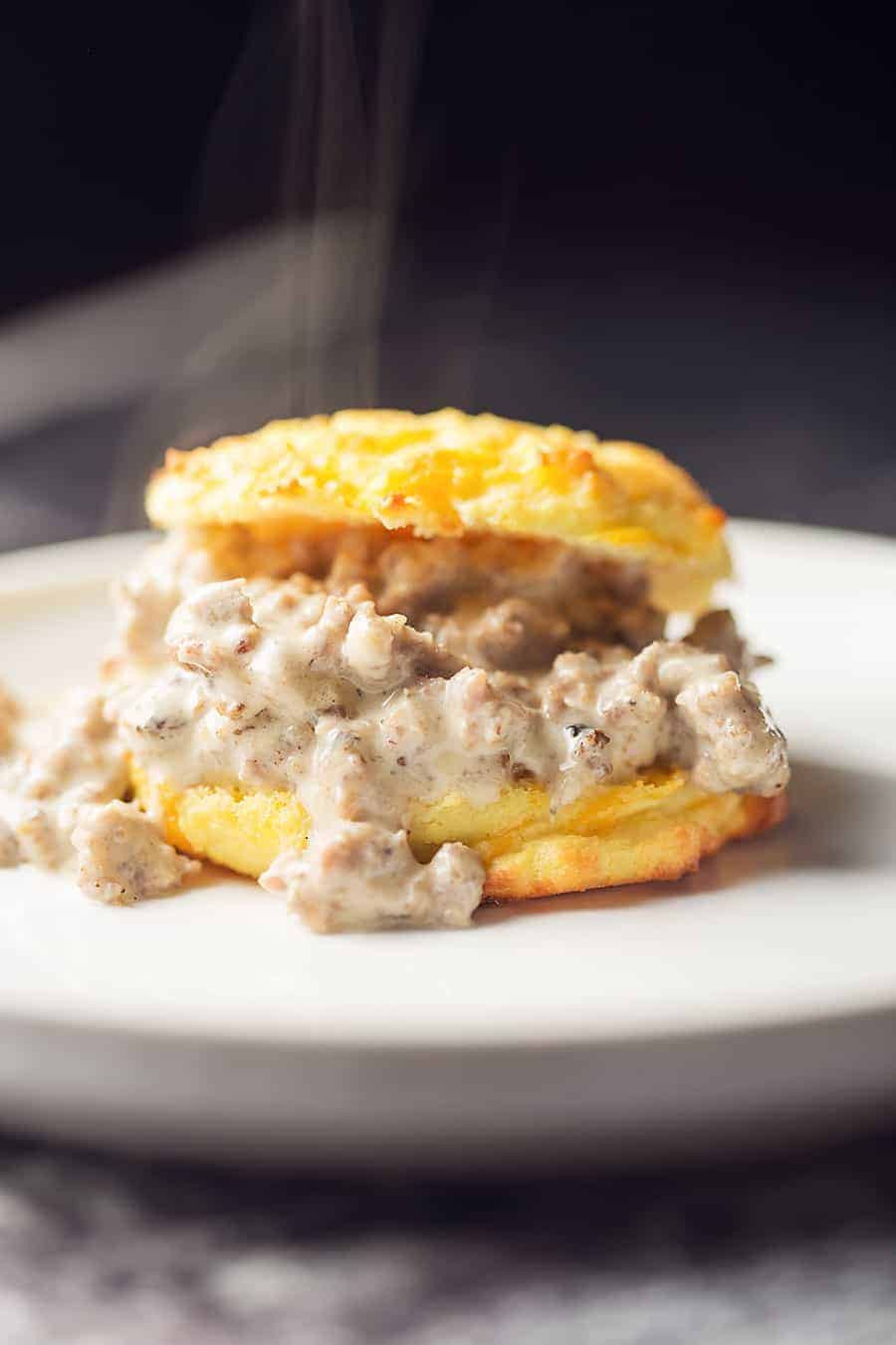 Low Carb Biscuits And Gravy
 Low Carb Biscuits and Gravy • Low Carb with Jennifer