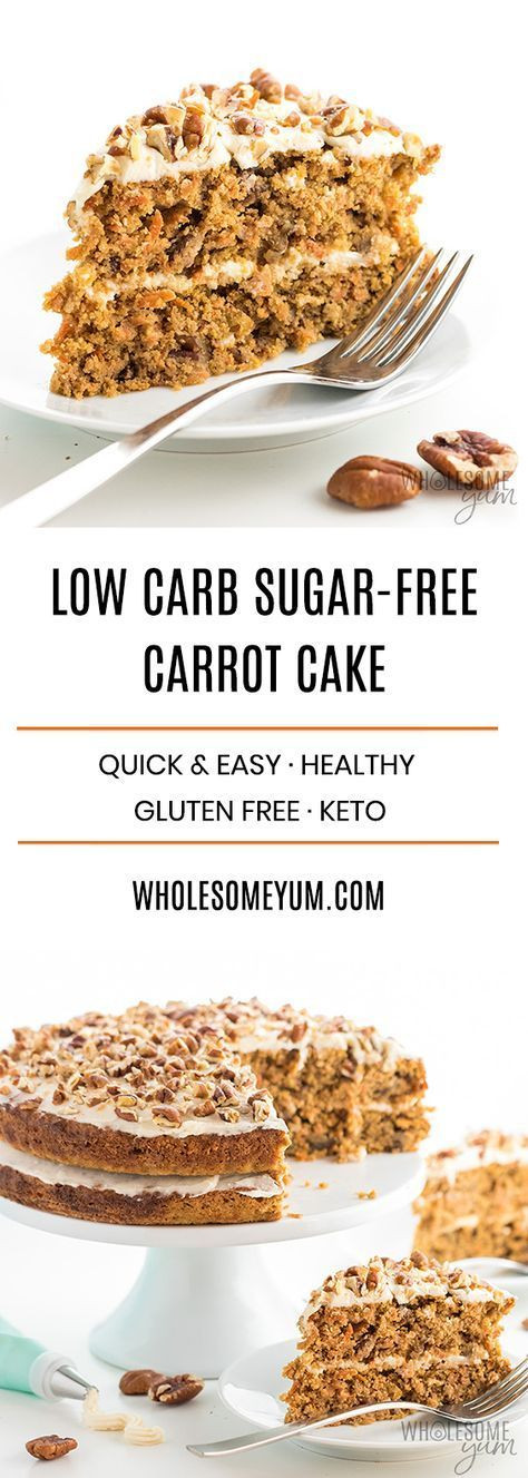 Low Carb Cake Recipes Almond Flour
 LOW CARB KETO SUGAR FREE CARROT CAKE RECIPE WITH ALMOND