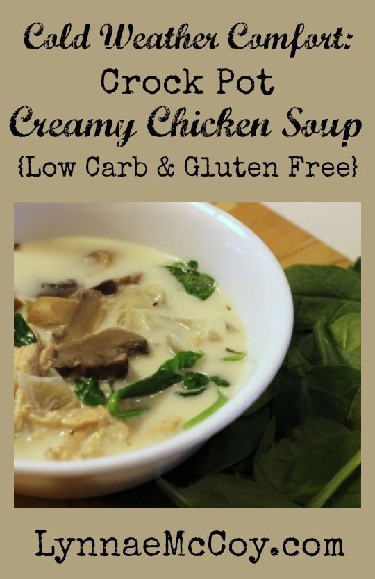 Low Carb Cream Of Chicken Soup
 Creamy Chicken Soup Low Carb & Gluten Free