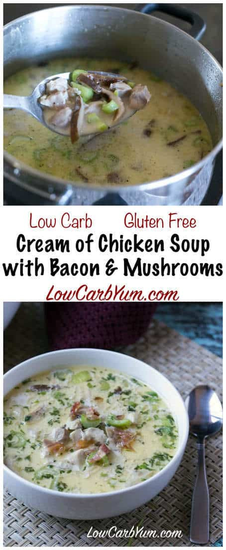 Low Carb Cream Of Chicken Soup
 Keto Cream of Chicken Soup with Bacon