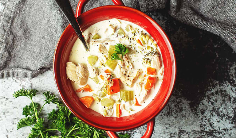 Low Carb Cream Of Chicken Soup
 2 Low Carb Chicken Soup Recipes