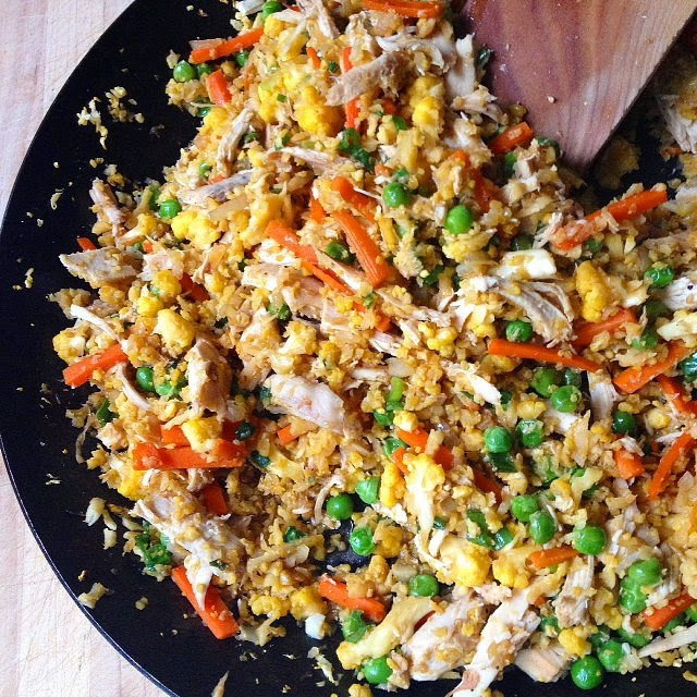 Low Carb Fried Rice
 Low Carb Cauliflower Fried Rice sans Rice