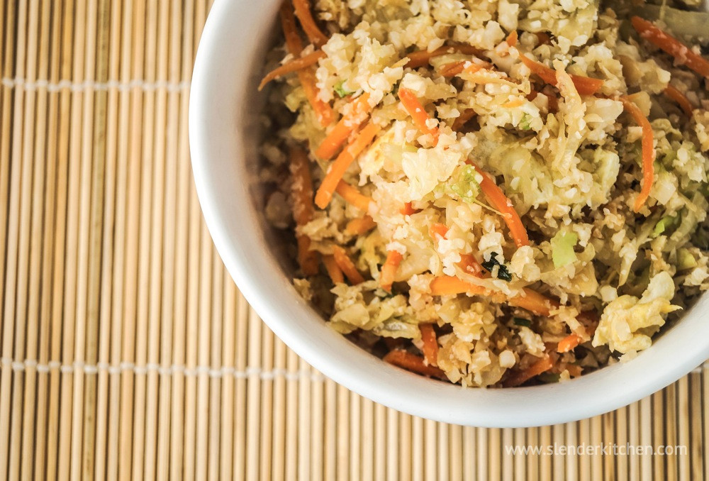 Low Carb Fried Rice
 Low Carb Cauliflower Fried “Rice” Slender Kitchen