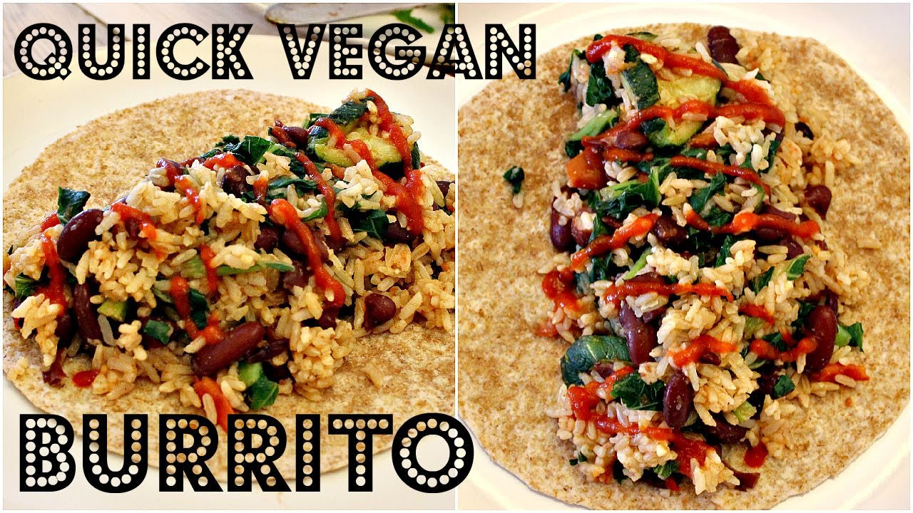 Low Carb Low Fat Dinners
 QUICK VEGAN DINNER BURRITO High Carb Low Fat
