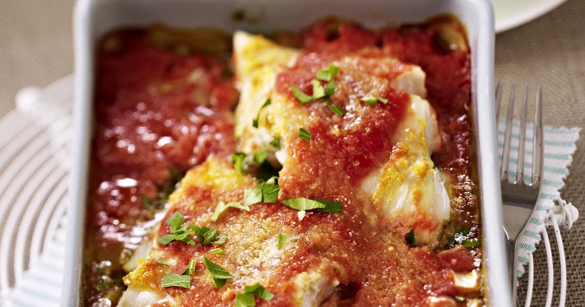 Low Fat Cod Recipes
 Baked Cod in Tomato with Creamy Mash