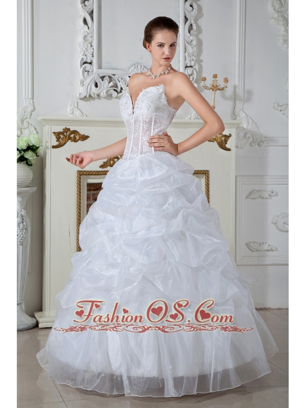Low Price Wedding Dresses
 Low Price Ball Gown Sweetheart Wedding Dress Embroidery