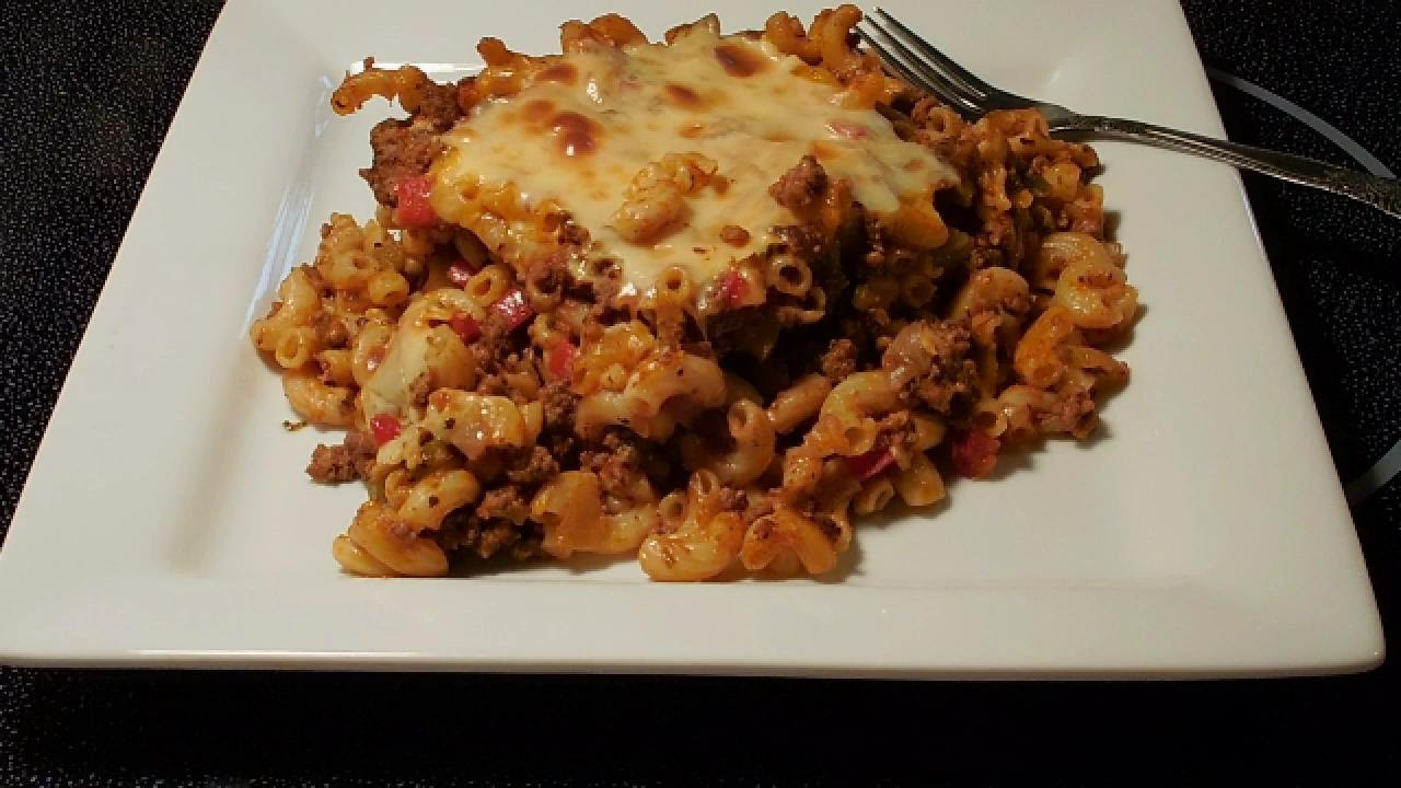 Mac And Cheese Ground Beef
 Ground Beef Macaroni and Cheese Casserole E180