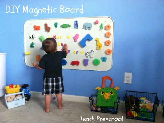Magnetic Board For Kids Room
 16 Tricks to Organize Kid Rooms on a Bud