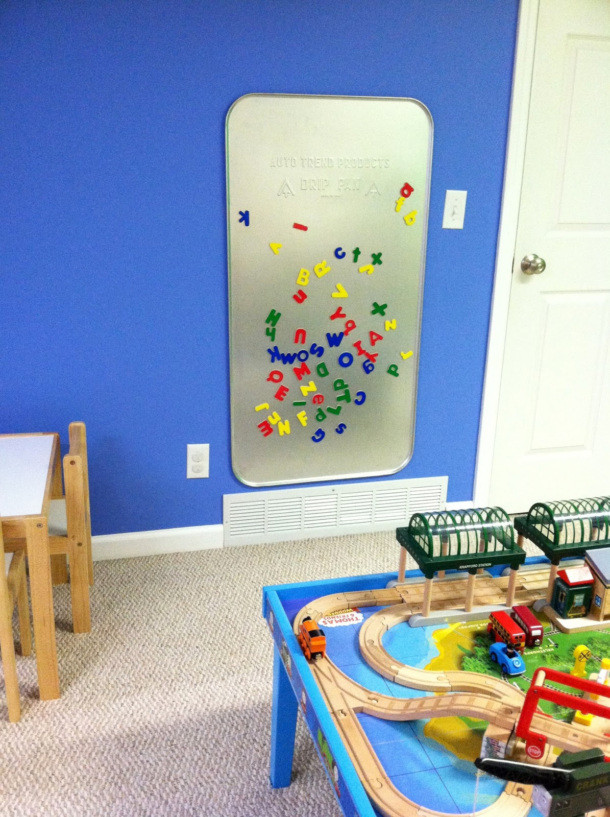 Magnetic Board For Kids Room
 Eleanor Olander This is me DIY Magnetic Play Board