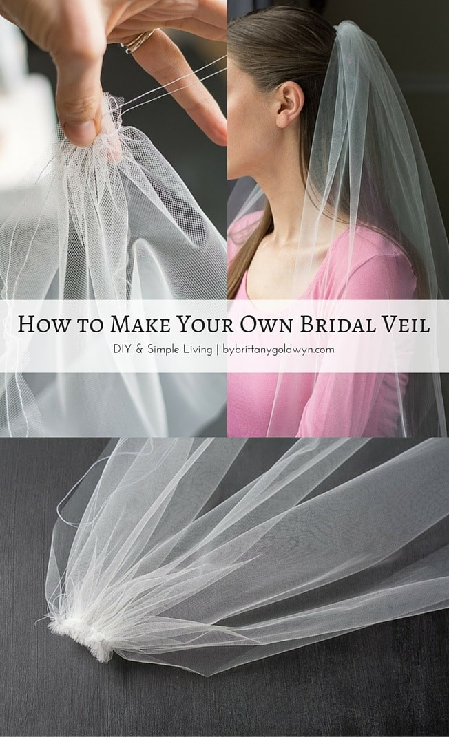Make A Wedding Veil
 How to Make a Bridal Veil Simple DIY Bridal Veil
