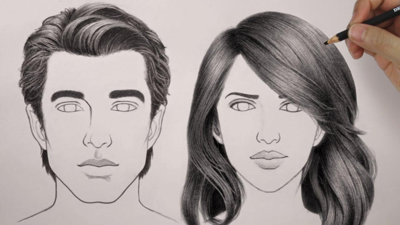 Male Haircuts Drawing
 How to Draw Hair Male & Female Ultimate Tutorial