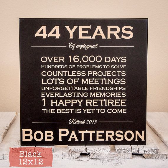 Male Retirement Party Ideas
 Personalized Retirement Gift