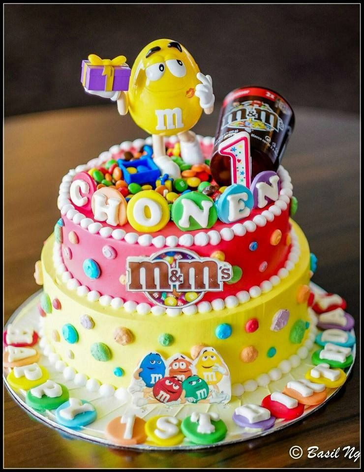 M&amp;m Birthday Cake
 Pin by Tori Brooking on Cakes in 2019