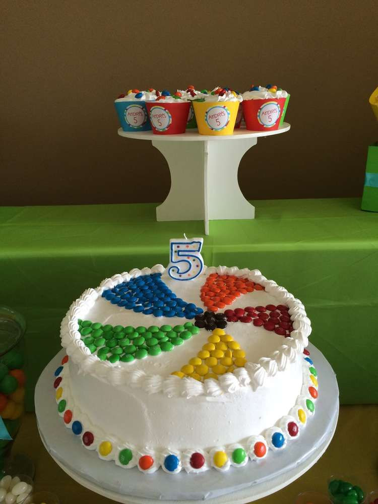 M&amp;m Birthday Cake
 Pool fun Birthday Party Ideas