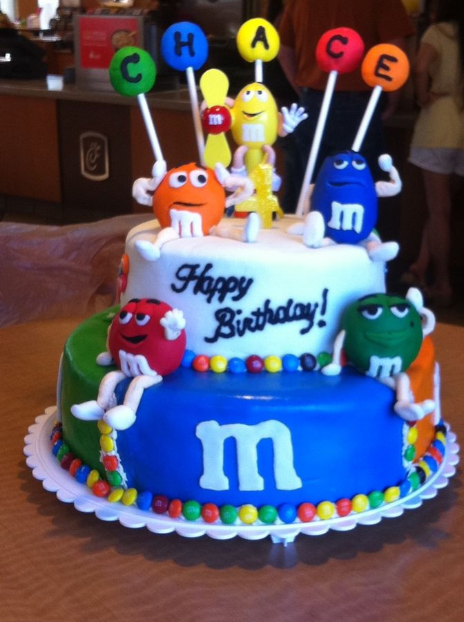 M&amp;m Birthday Cake
 M&M Birthday cake — Children s Birthday Cakes
